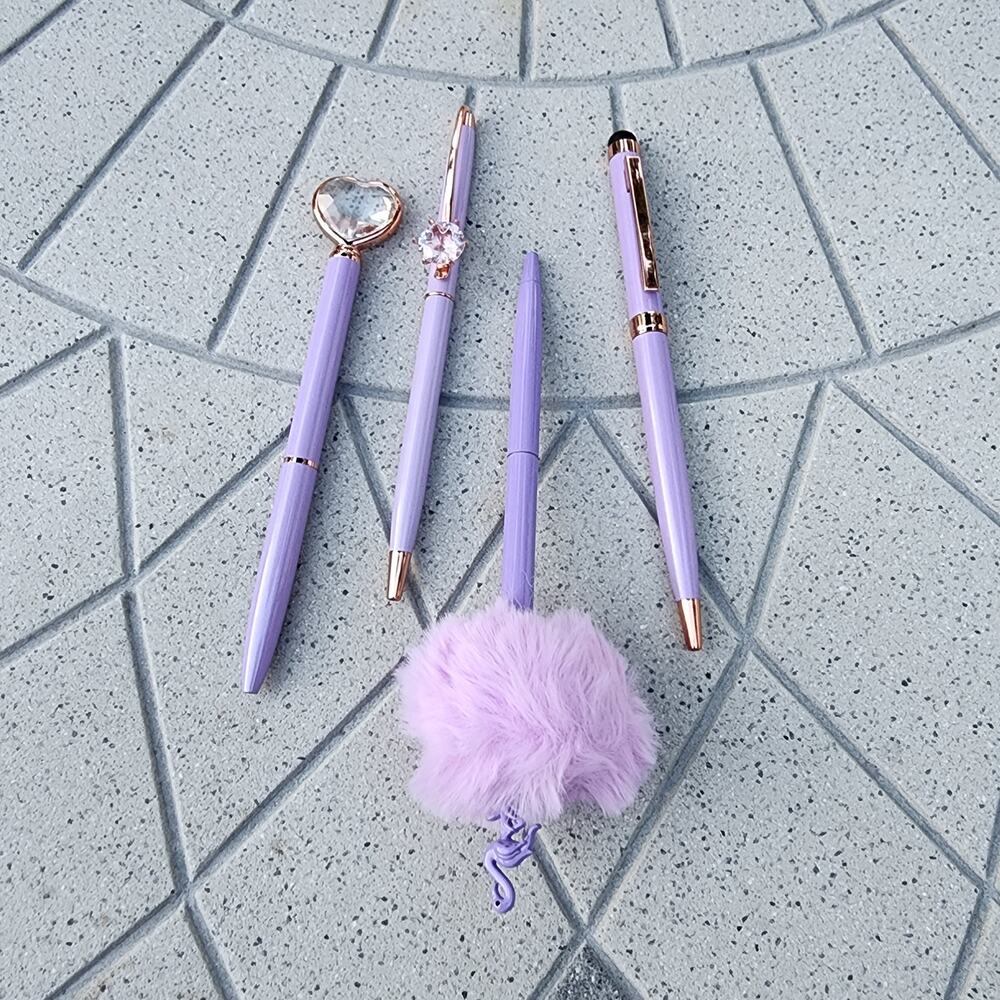Purple Blend 10 Piece Tumbler Pen Accessory Bundle Set - Picture 2 of 8